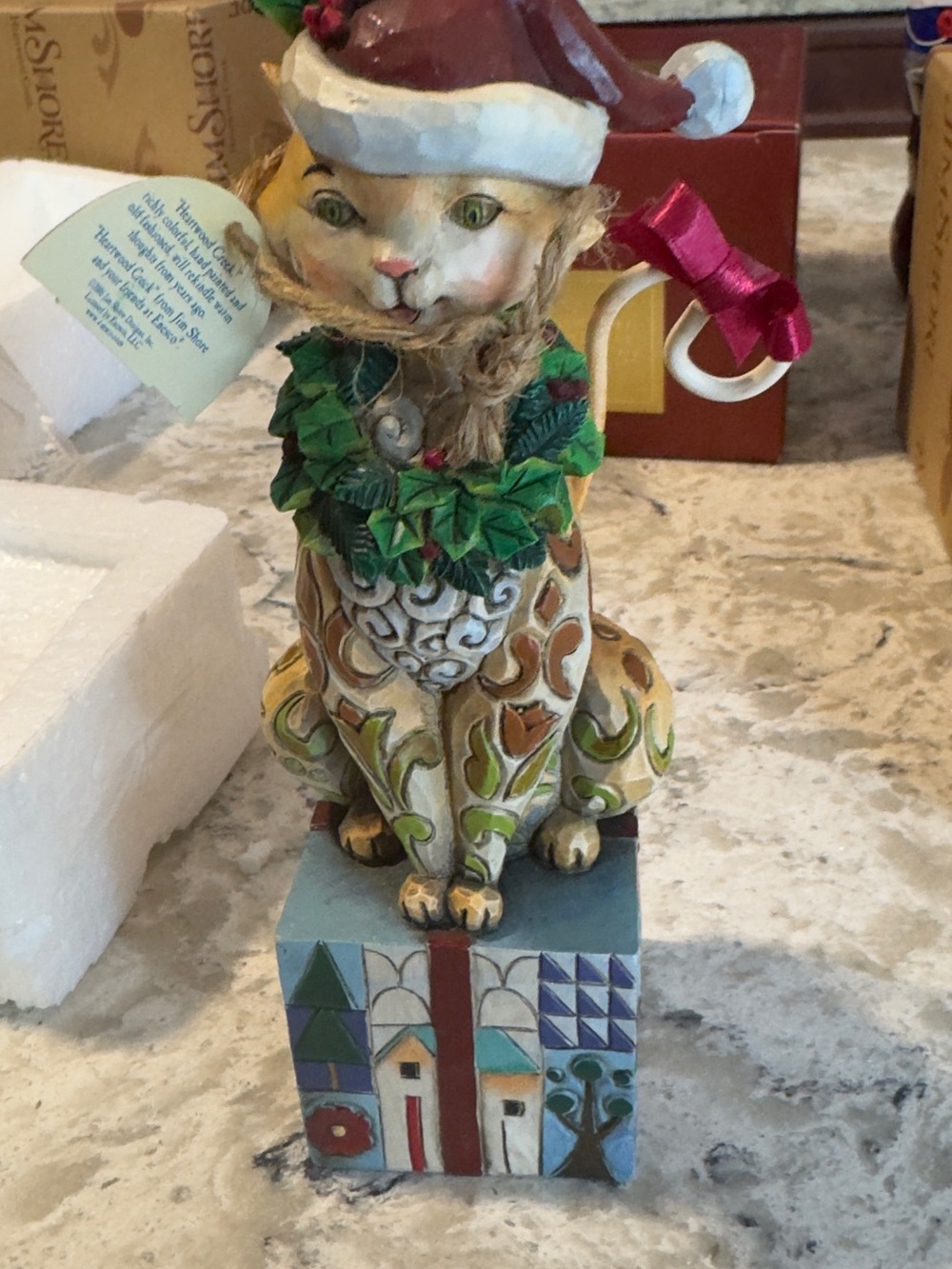 Cat Decoration Figurine Jim shone